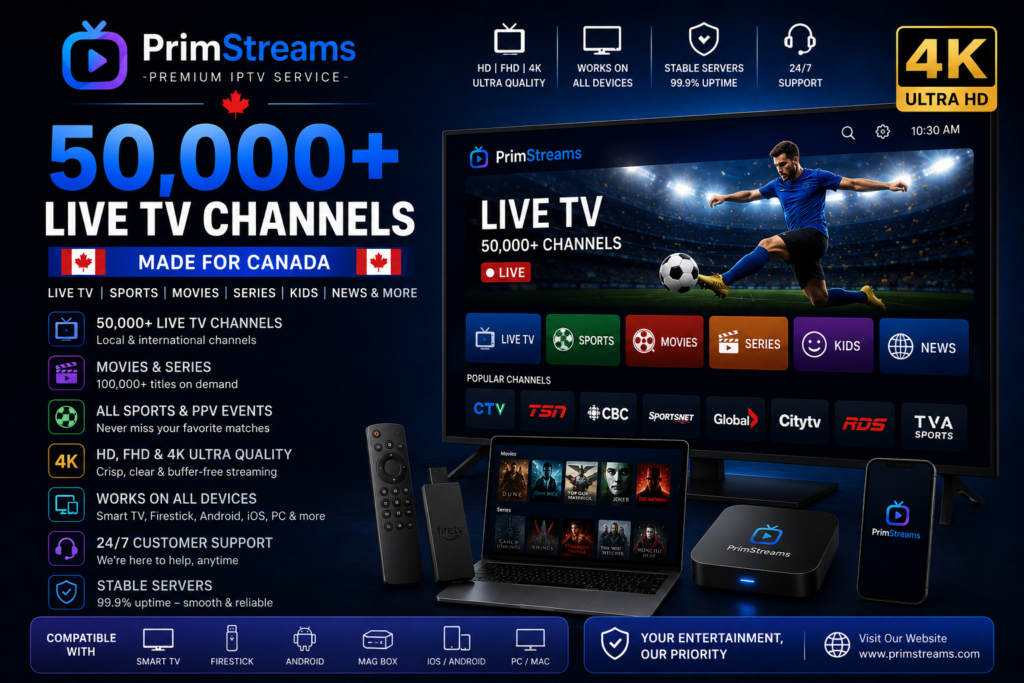 Best IPTV for Canada 2026